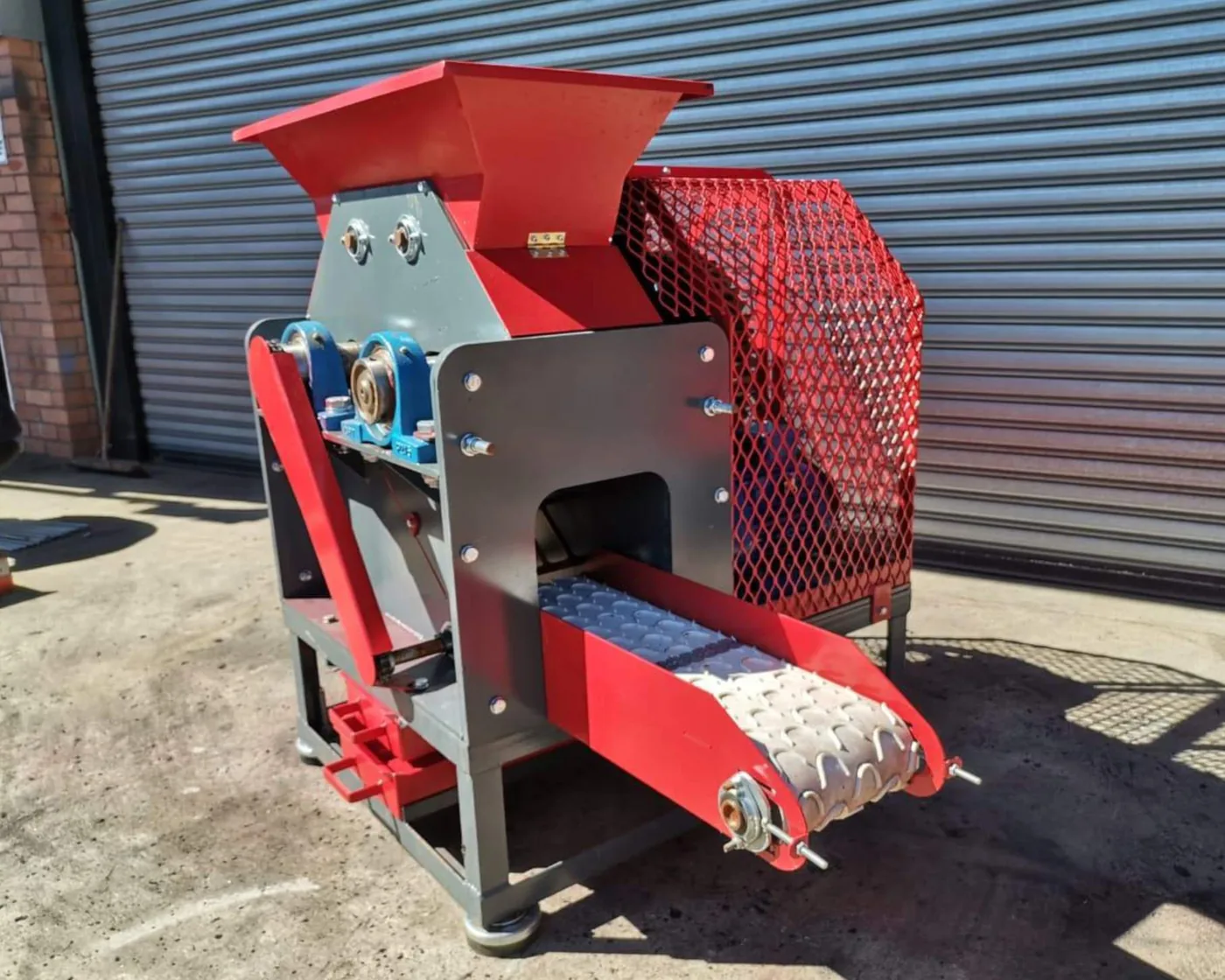 Briquette Press built by RND Automation — workshop photo 2
