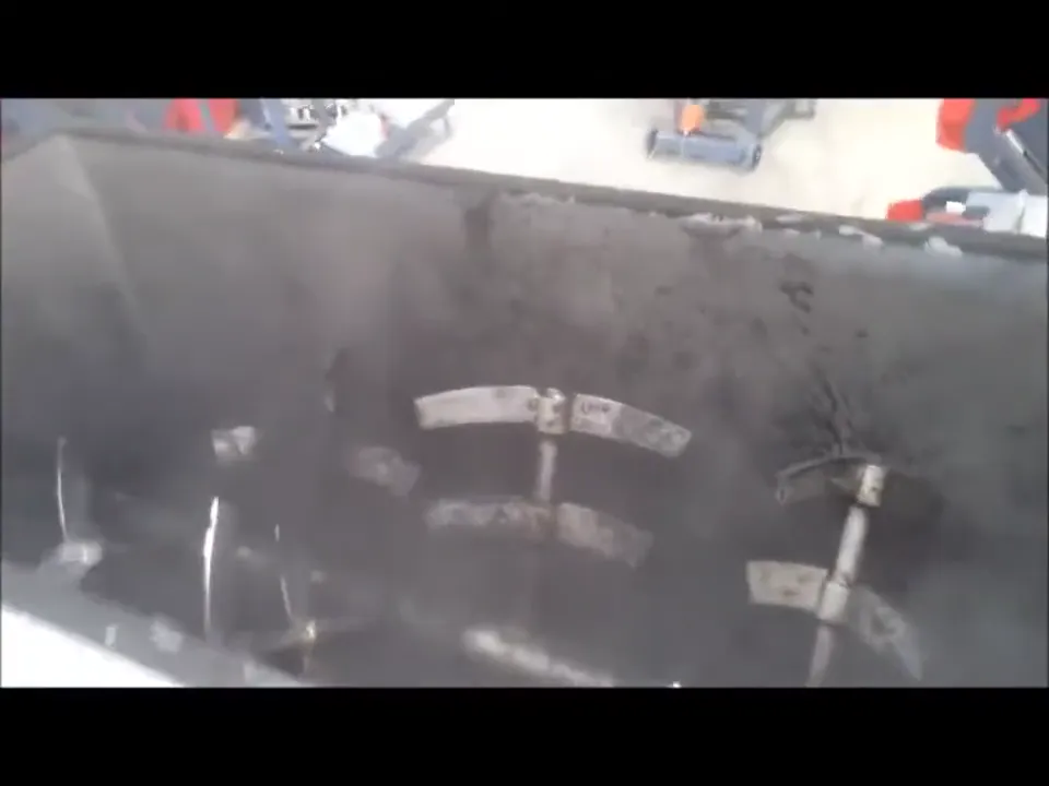 mixing charcoal powder
